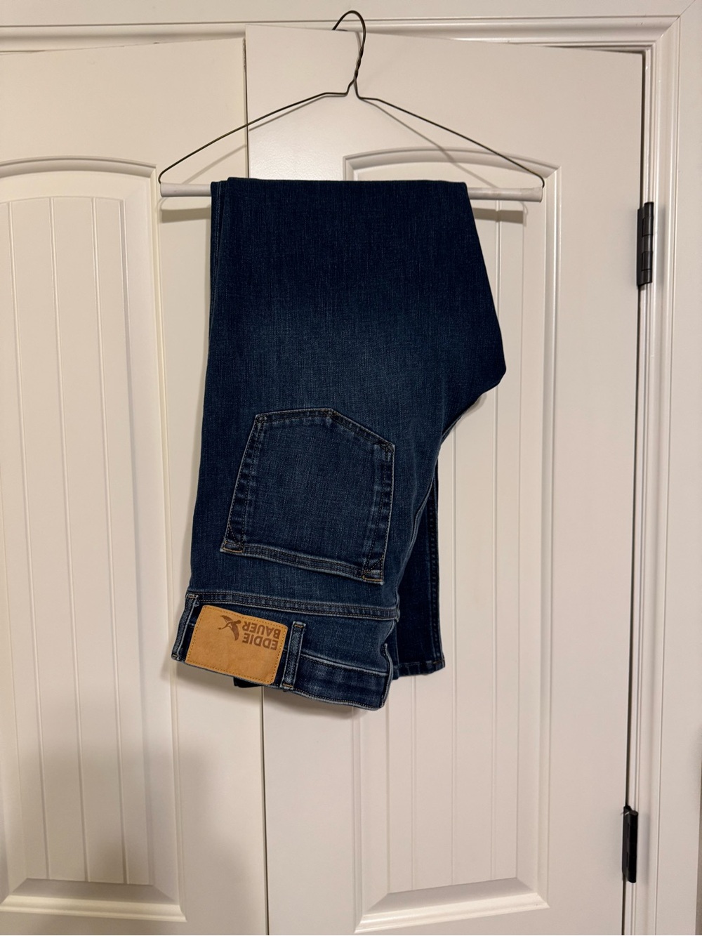 Eddie Bauer Dark Wash Straight-Leg Jeans